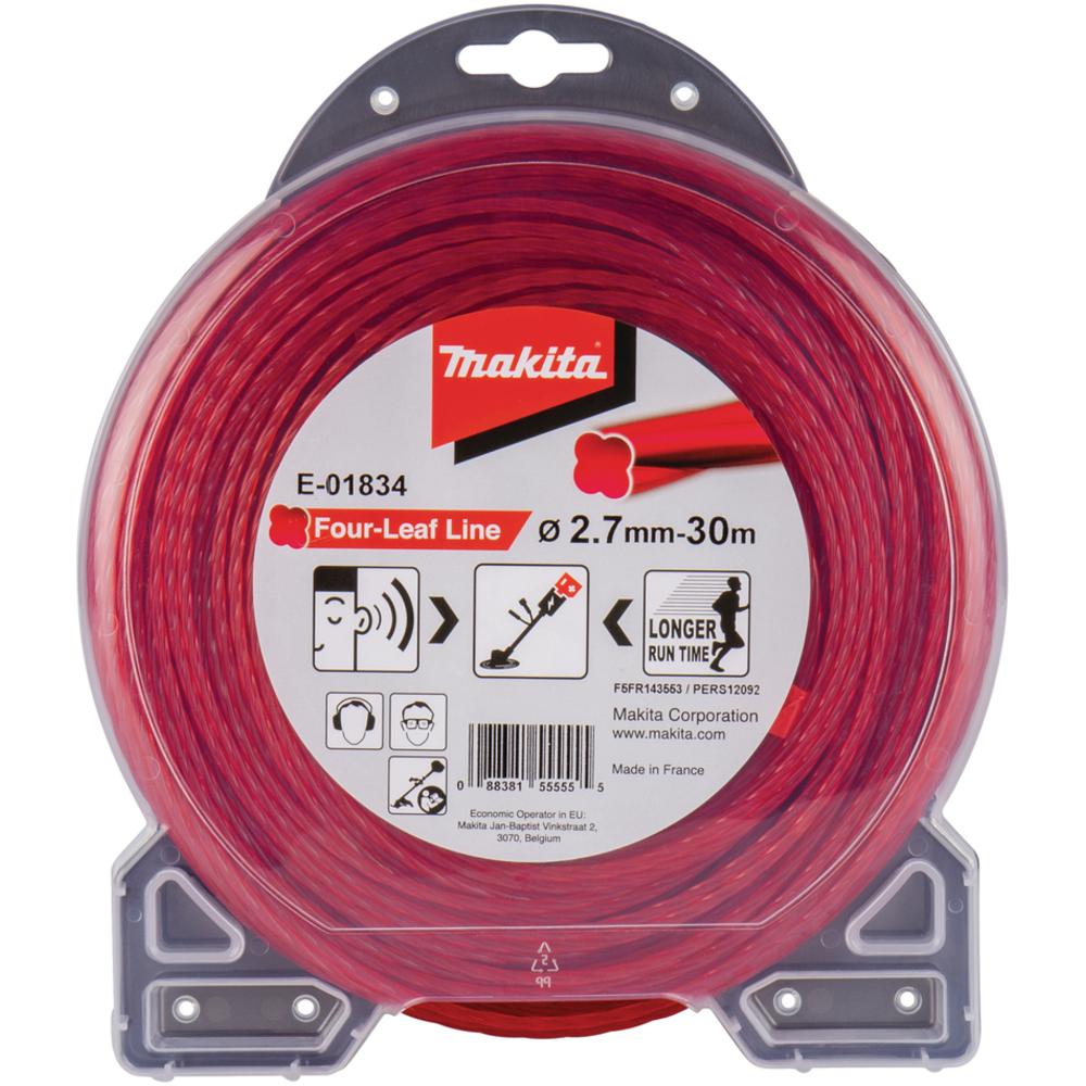 FIL NYLON TREFLE TORSADE 2.7-30M - MAKITA - E-01834