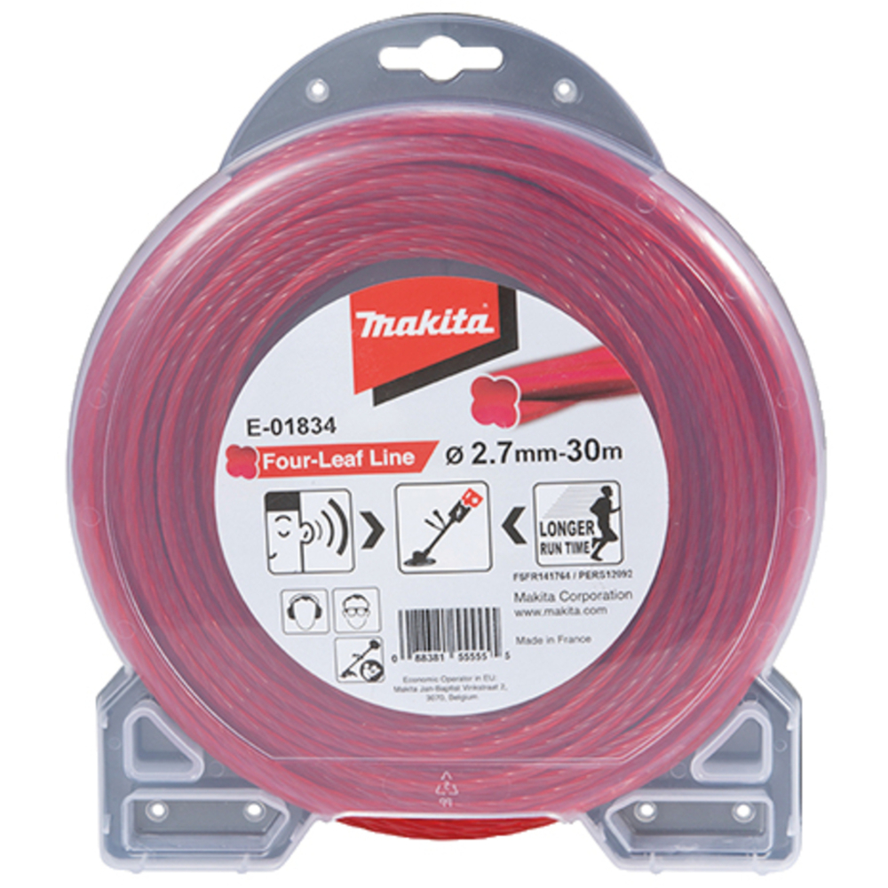 FIL NYLON TREFLE TORSADE 2.7-30M - MAKITA - E-01834