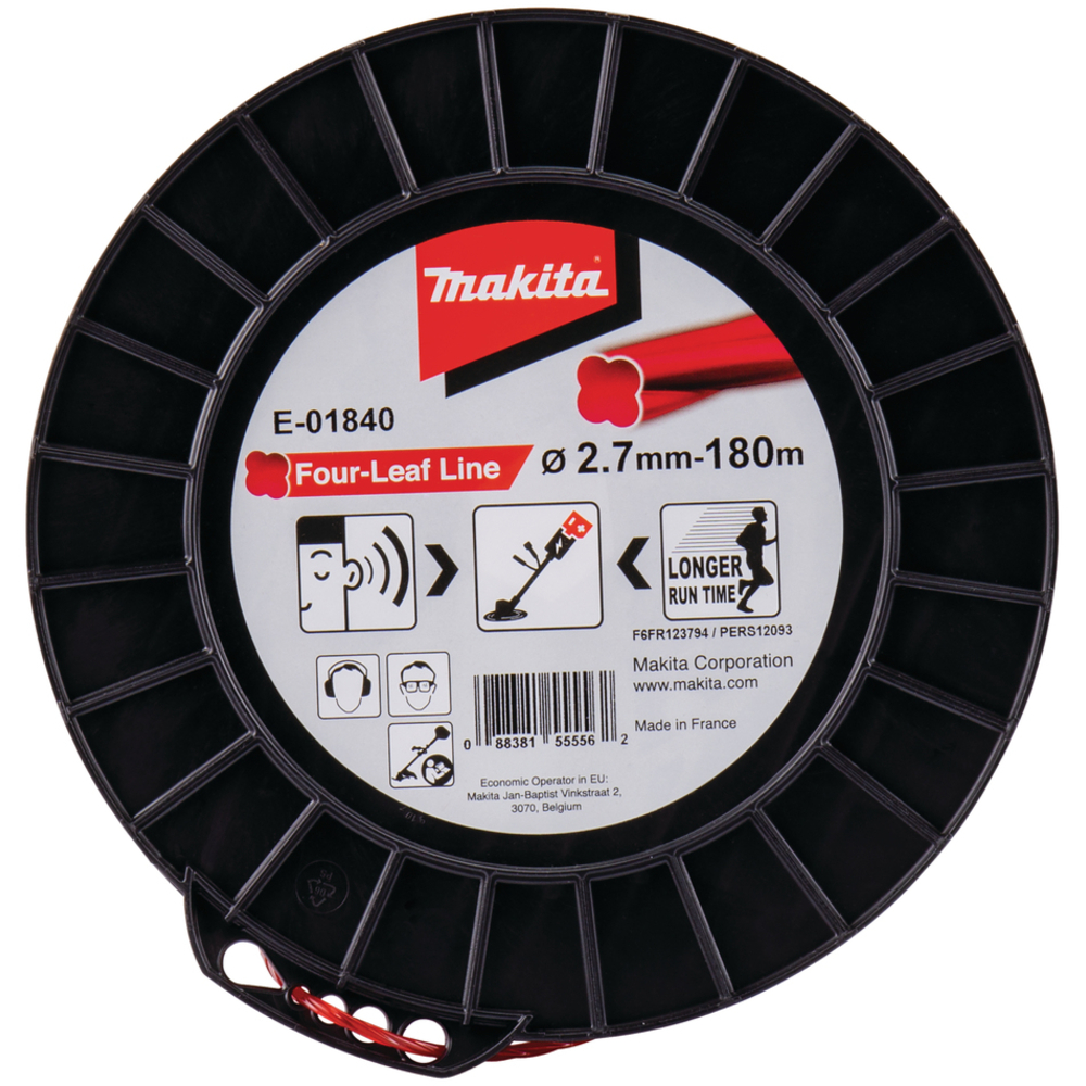 FIL NYLON TREFLE TORSADE 2.7-180M - MAKITA - E-01840