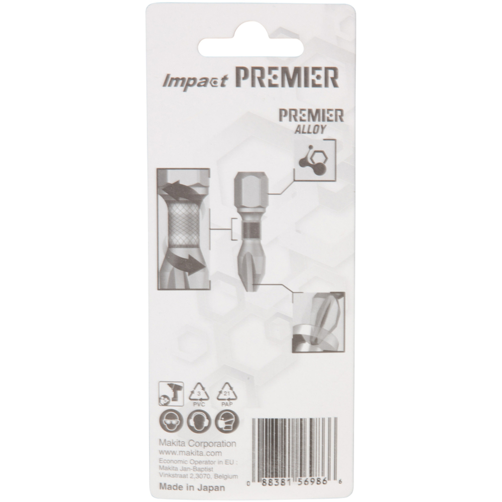 EMBOUT TORX10-25MM 2PCS IMPACT PREMIER - MAKITA - E-03193