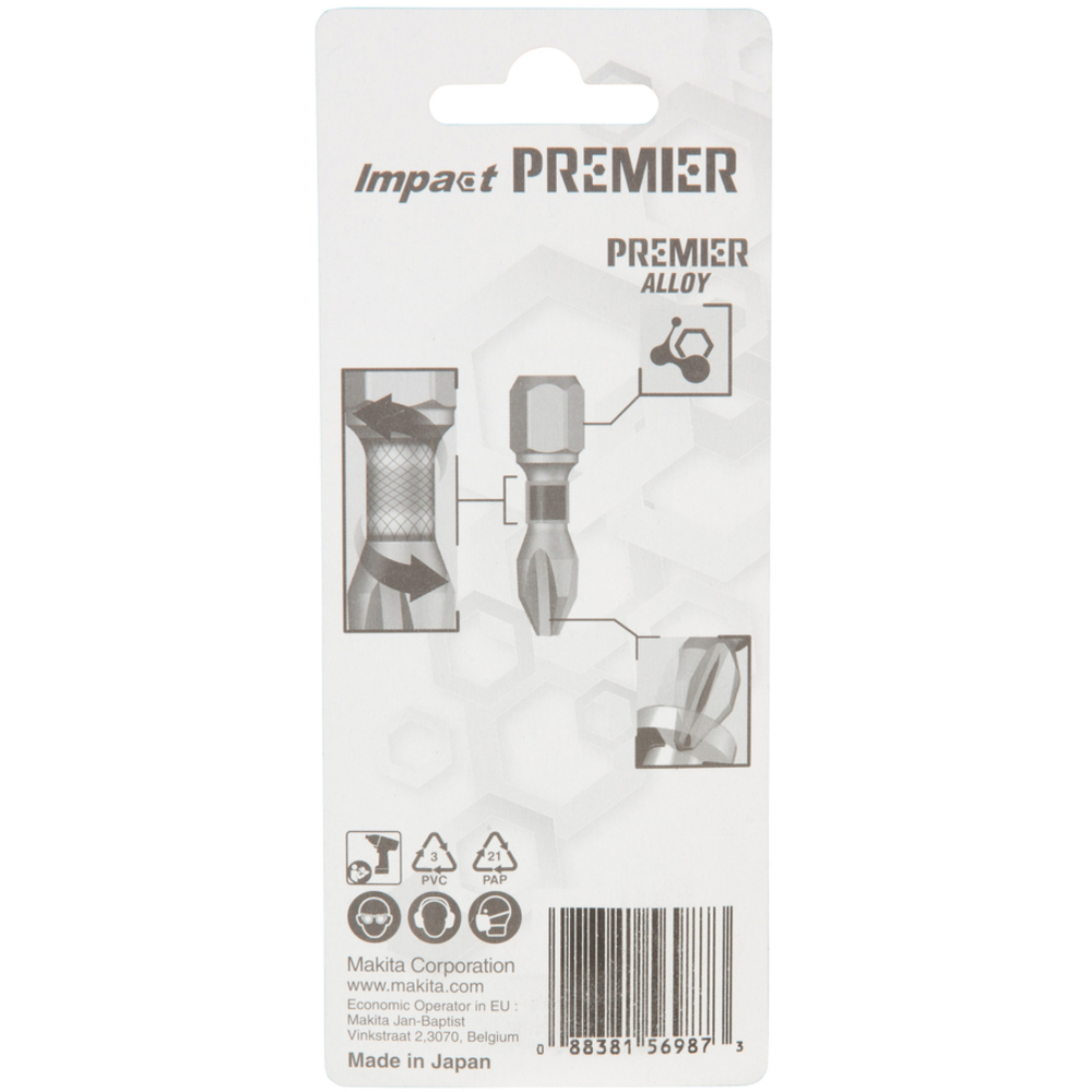 EMBOUT TORX15-25MM 2PCS IMPACT PREMIER - MAKITA - E-03202