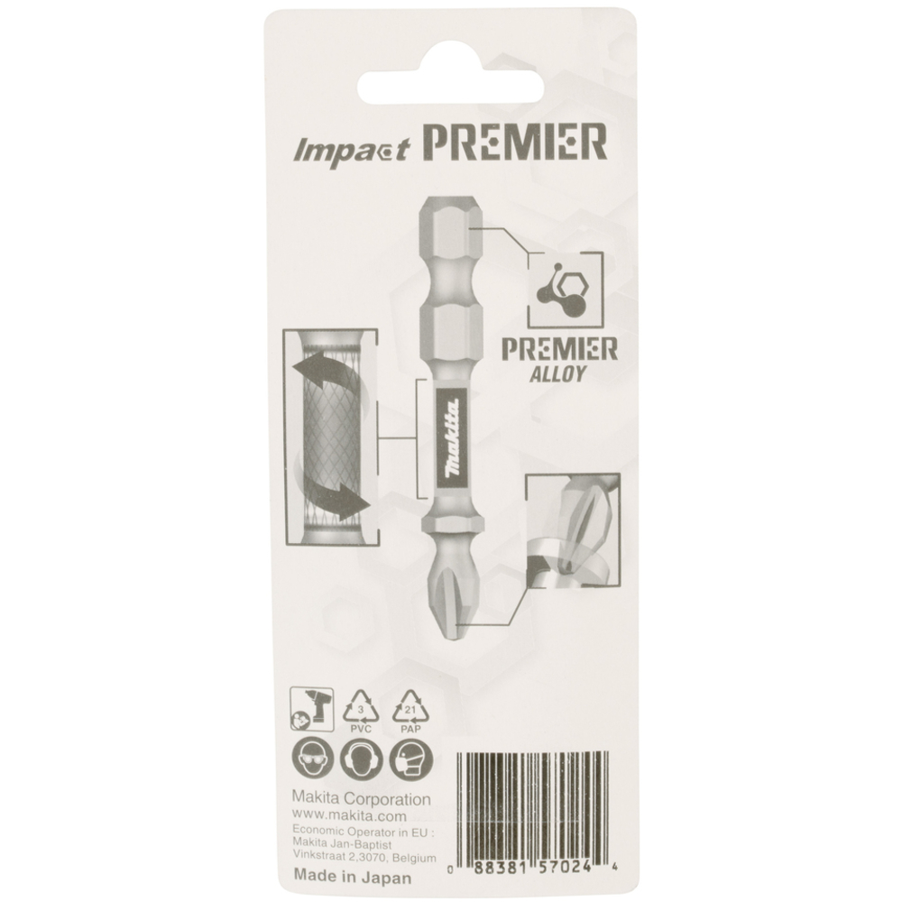 EMBOUT PH3-50 2PCS IMPACT PREMIER - MAKITA - E-03280