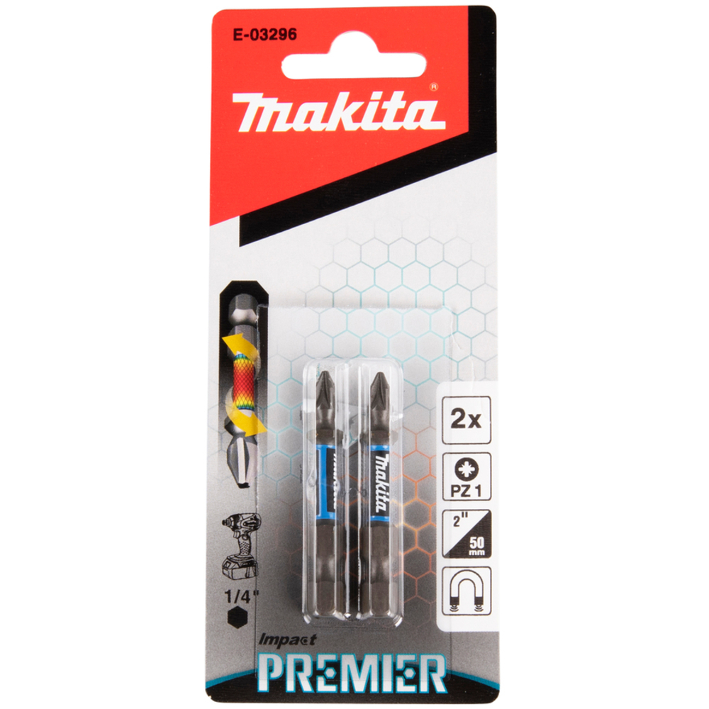 EMBOUT PZ1-50 2PCS IMPACT PREMIER - MAKITA - E-03296
