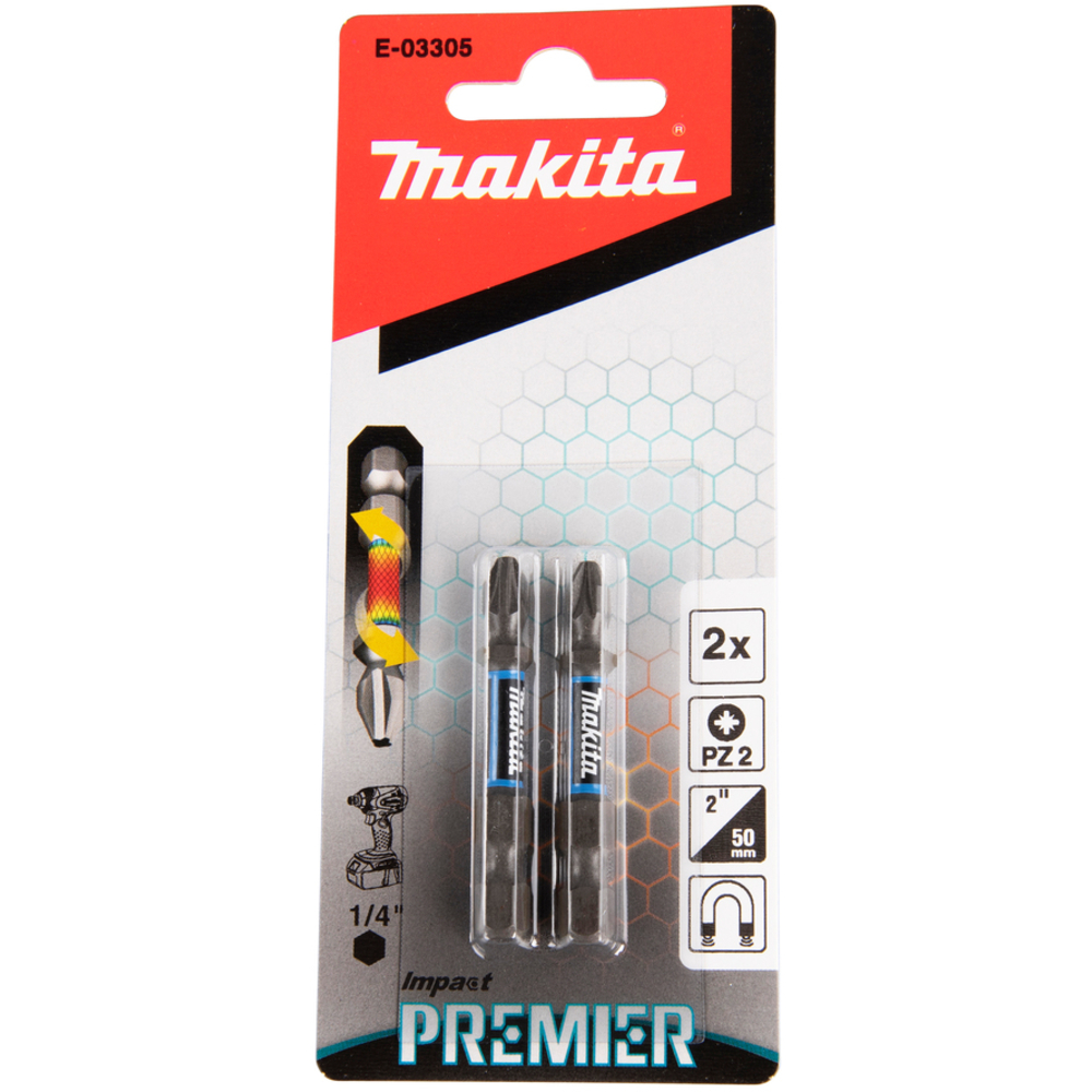 EMBOUT PZ2-50 2PCS IMPACT PREMIER - MAKITA - E-03305
