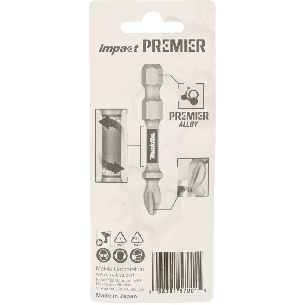 EMBOUT T25-50 2PCS IMPACT PREMIER - MAKITA - E-03355