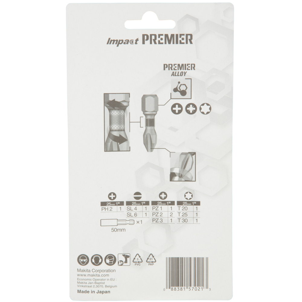 Jeu d'embouts de vissage IMPACT PREMIER 11 pièces - MAKITA - E-03573