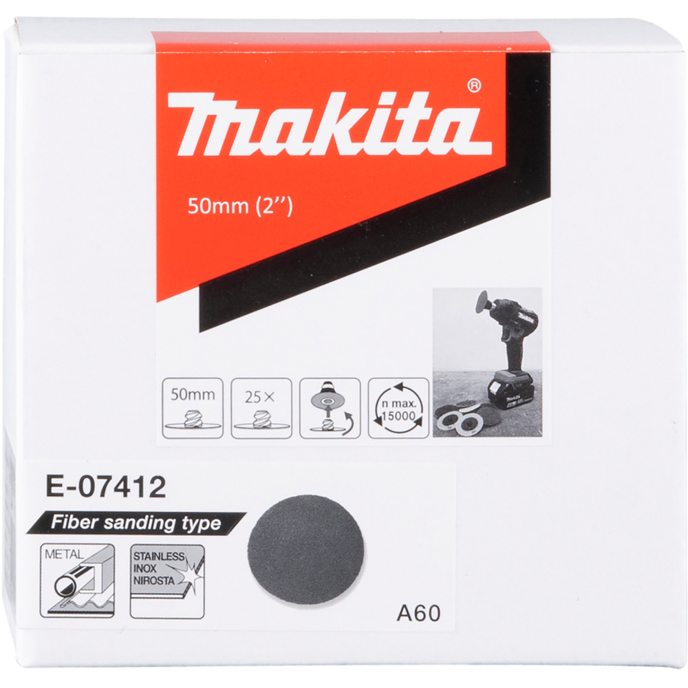 DISQUE FIBRE 50MM GR60 - MAKITA - E-07412