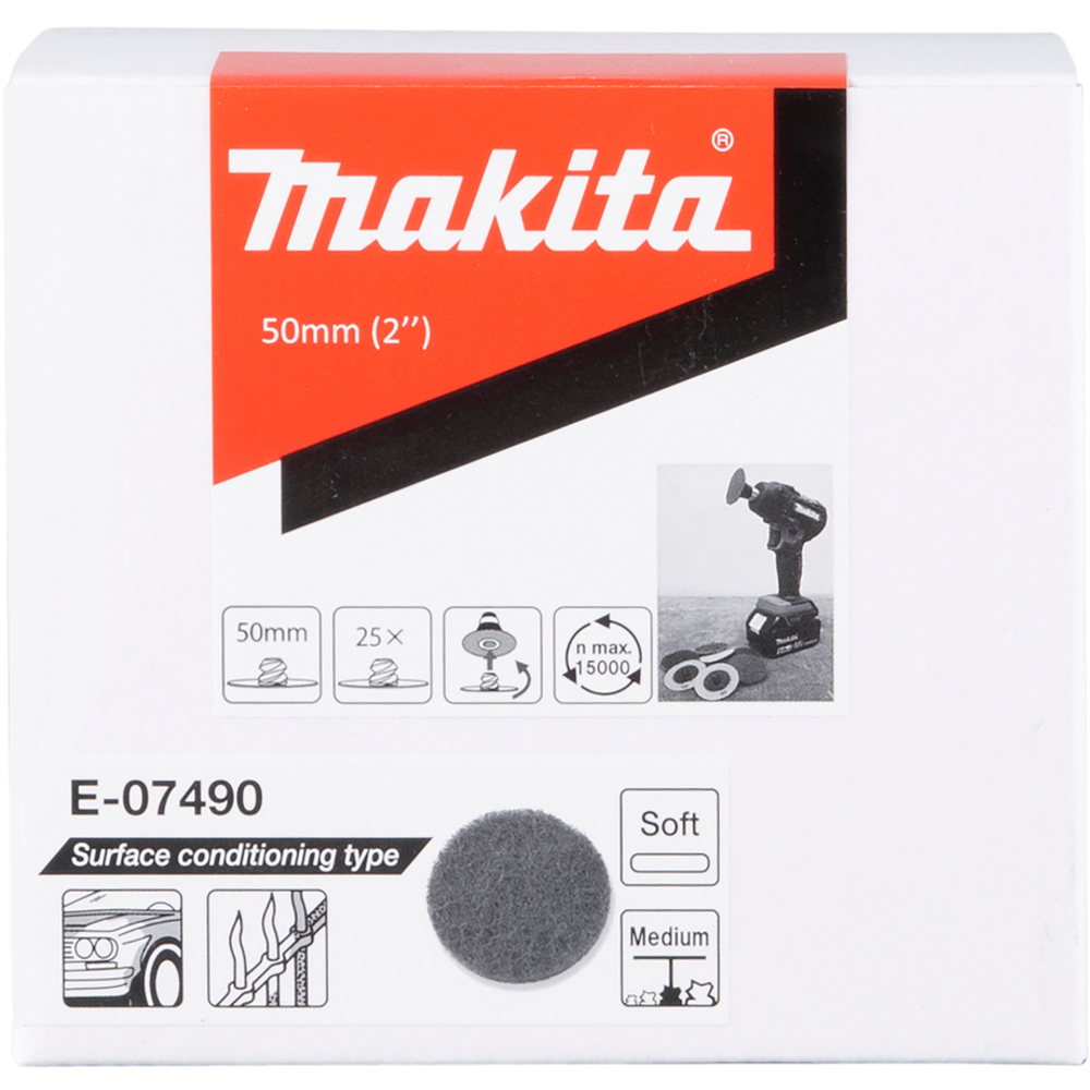 DISQUE NON TISSE DISC 50MM MOYEN DOUX - MAKITA - E-07490