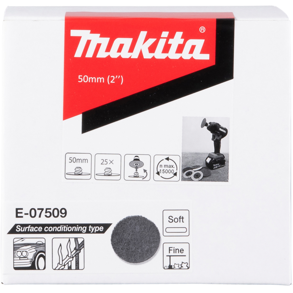 DISQUE NON TISSE DISC 50MM FIN DOUX - MAKITA - E-07509