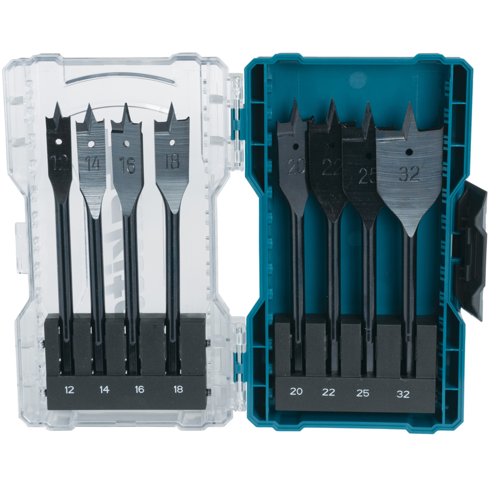COFFRET 8 MECHES A BOIS - MAKITA - E-08698