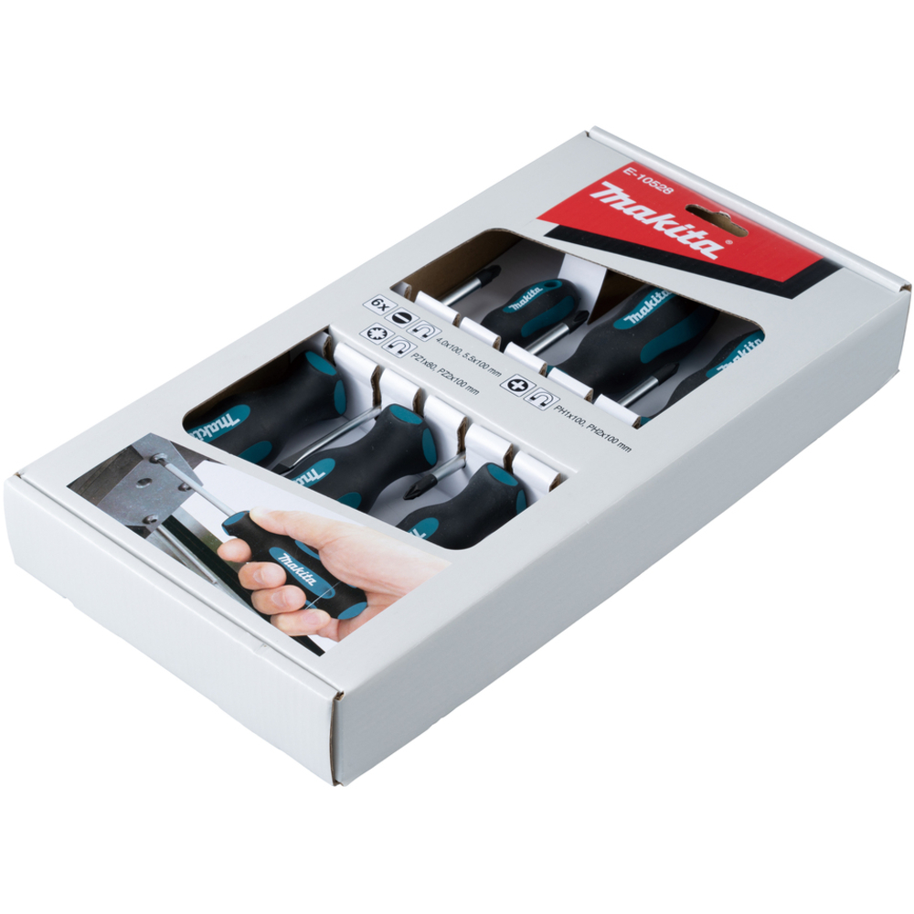 JEU DE TOURNEVIS 2SL+2PH+2PZ - MAKITA - E-10528