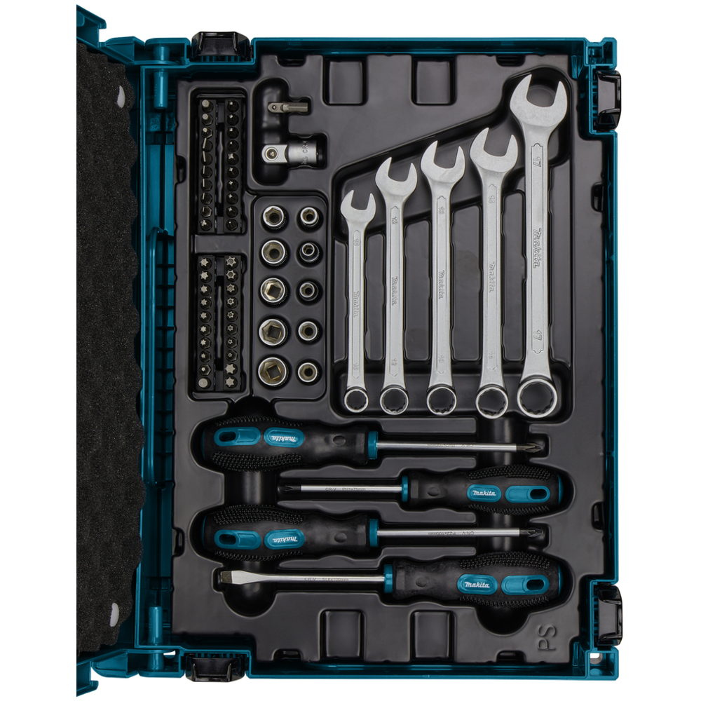 Coffret 87 outils à main en coffret MAKPAC - MAKITA - E-11542