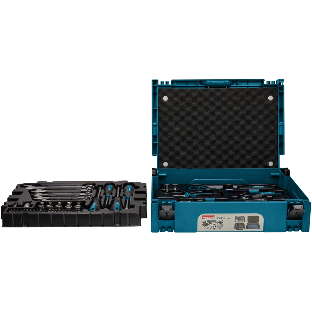 Coffret 87 outils à main en coffret MAKPAC - MAKITA - E-11542