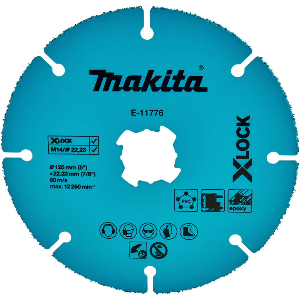 DISQUE DIAMANT X-LOCK 125MM CARBURE DE TUNGSTENE - MAKITA - E-11776
