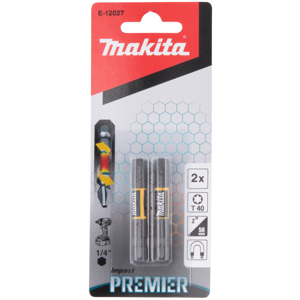 EMBOUT T40-50 2PCS IMPACT PREMIER - MAKITA - E-12027