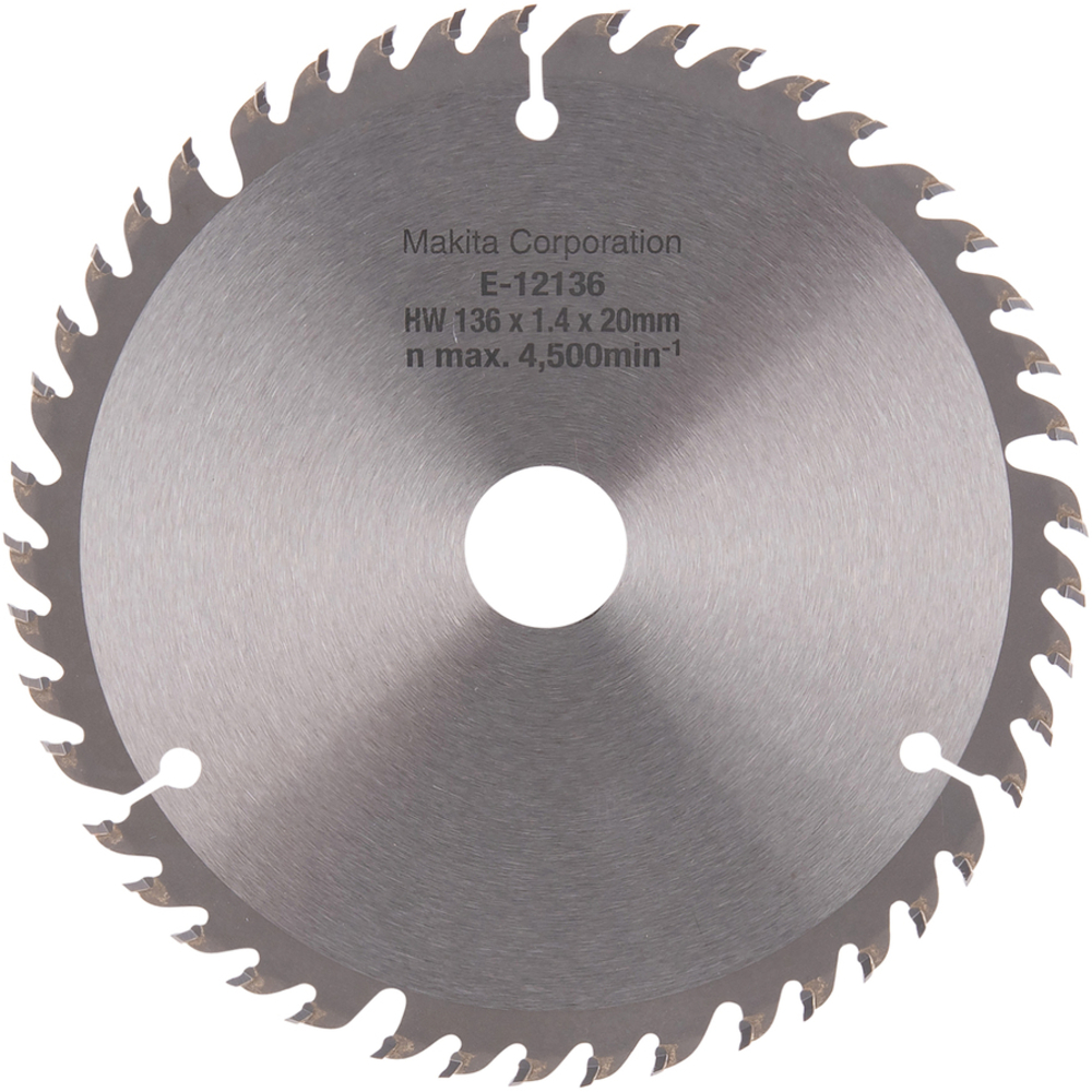 LAME CARBURE EFFICUT 136x20x45T - MAKITA - E-12136