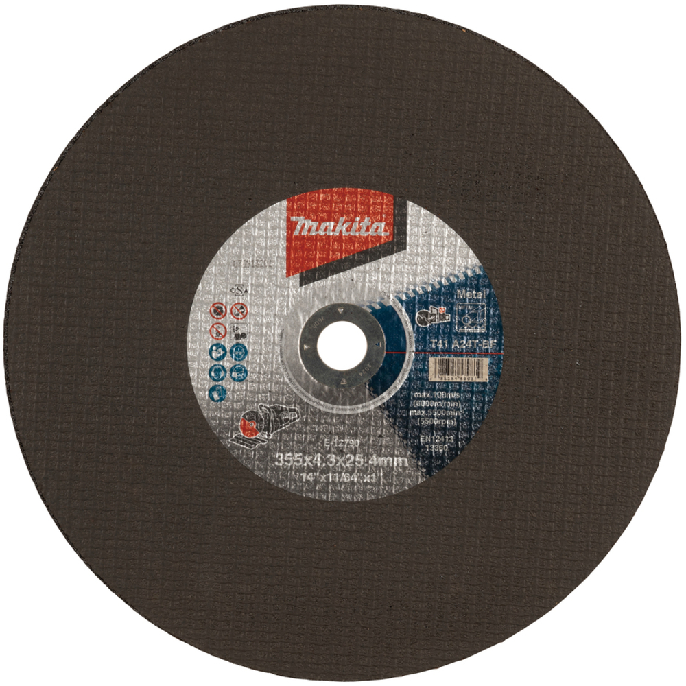 DISQUE A TRONC METAL D355X4,3X25,4MM LOT DE 5 - MAKITA - E-12790-5