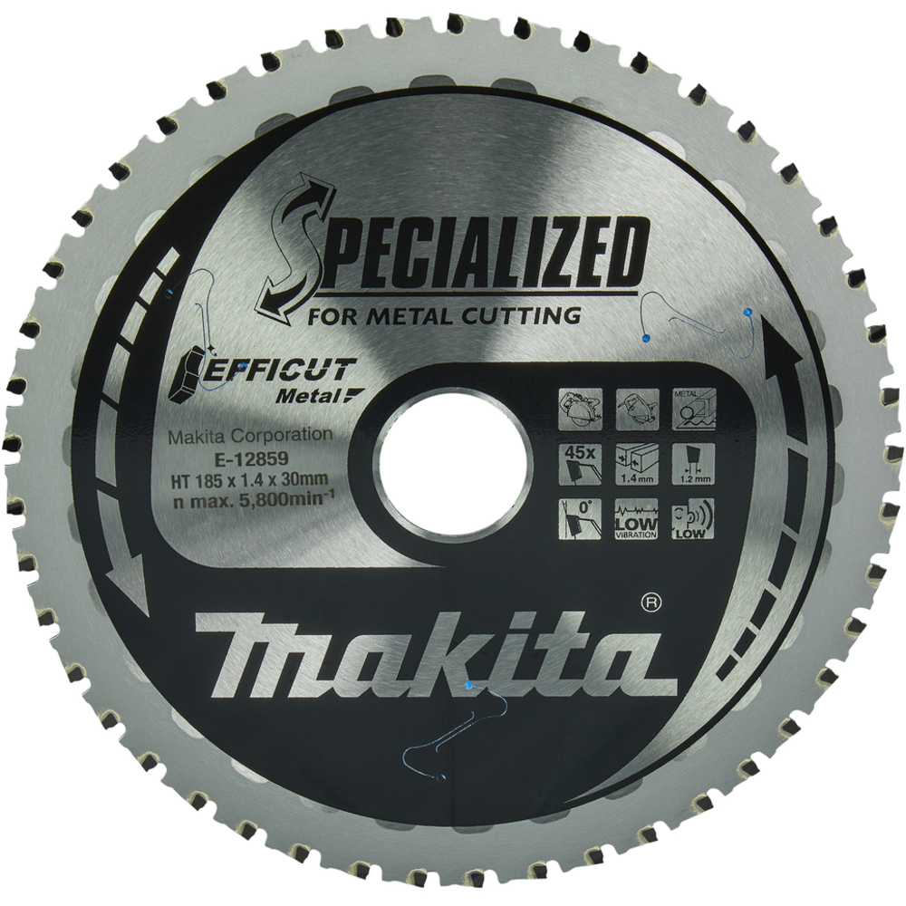 LAME CARB METAL EFFICUT 185X30MM 45D - MAKITA - E-12859
