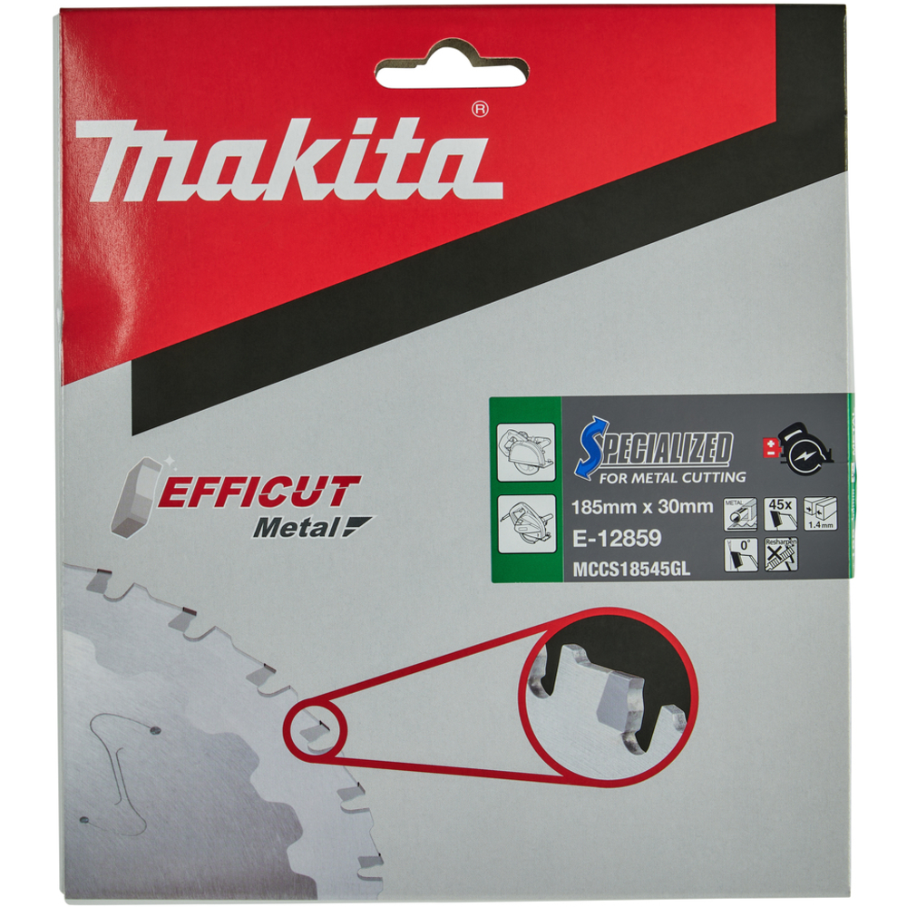 LAME CARB METAL EFFICUT 185X30MM 45D - MAKITA - E-12859