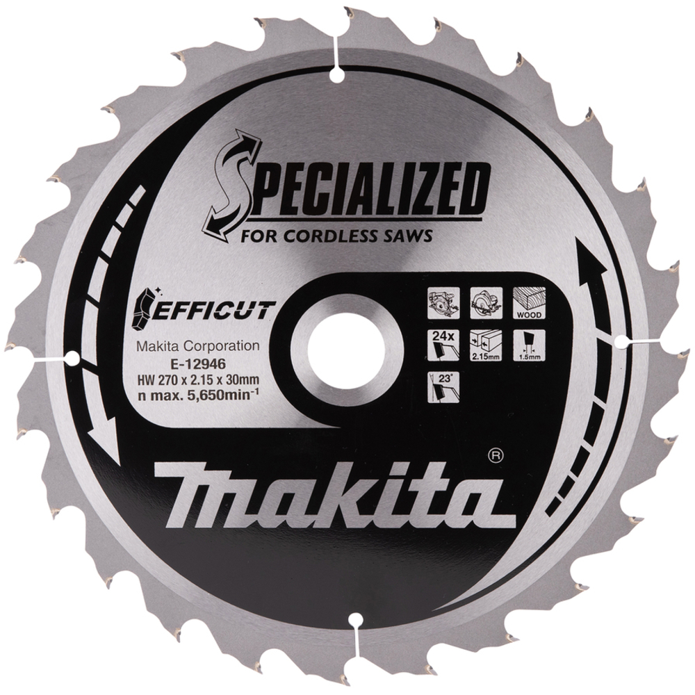 LAME CARB EFFICUT 270X30MM 24D - MAKITA - E-12946