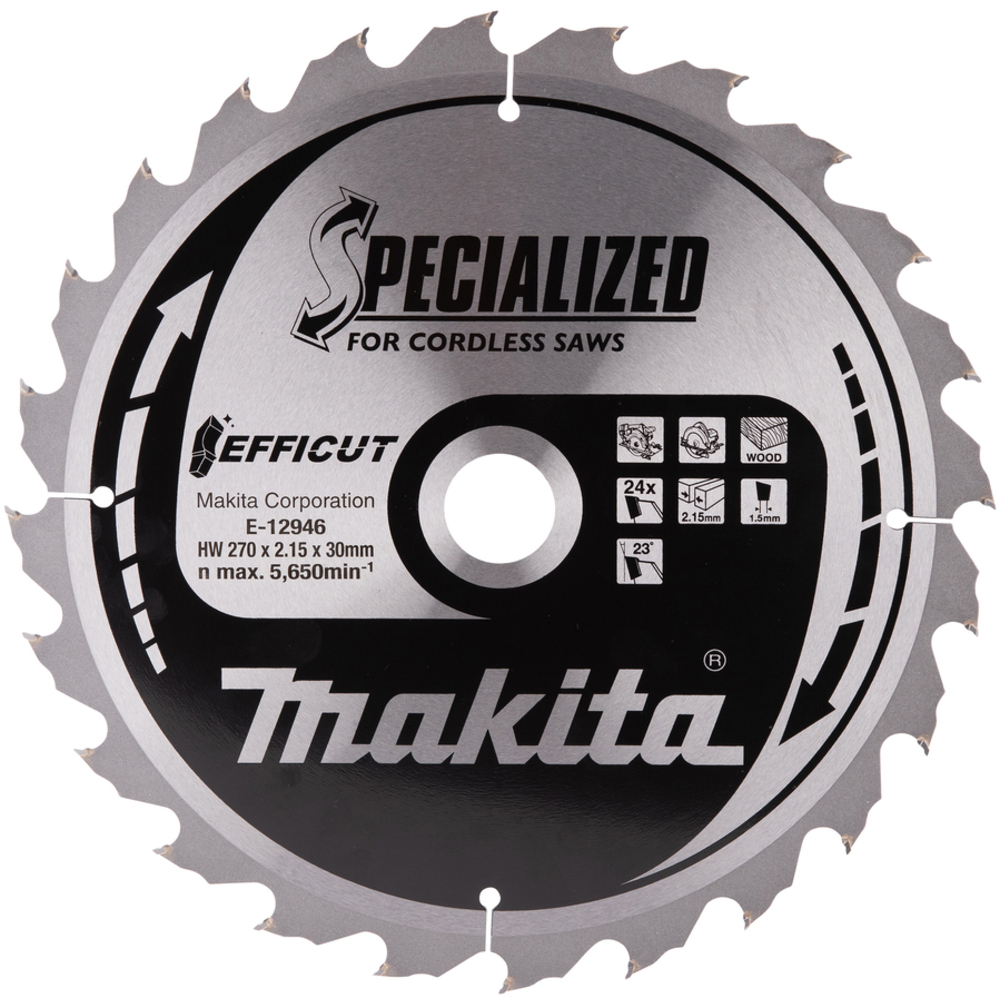 LAME CARB EFFICUT 270X30MM 24D - MAKITA - E-12946