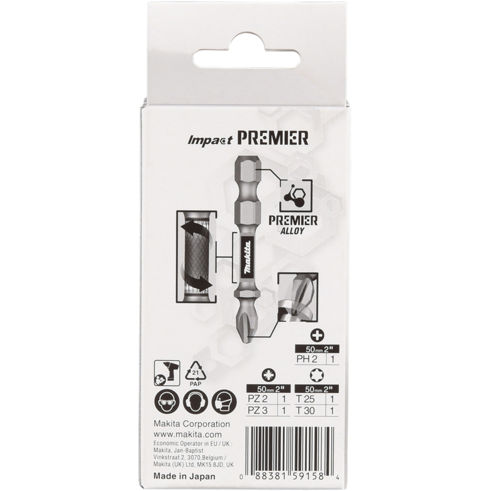 SET 5 EMBOUTS IMPACT PREMIER - MAKITA - E-13568