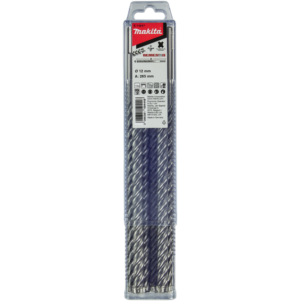 LOT DE 10 FORET SDS - MAKITA - E-14847