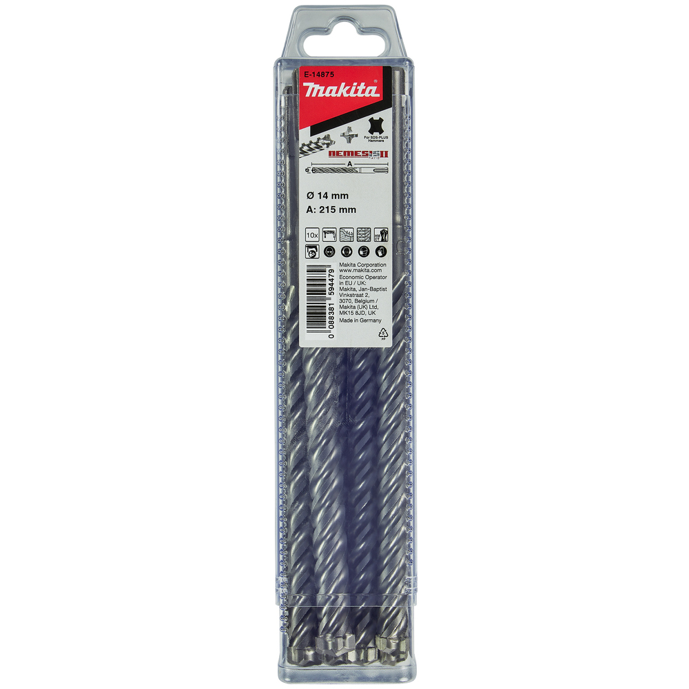 LOT DE 10 FORET SDS - MAKITA - E-14875