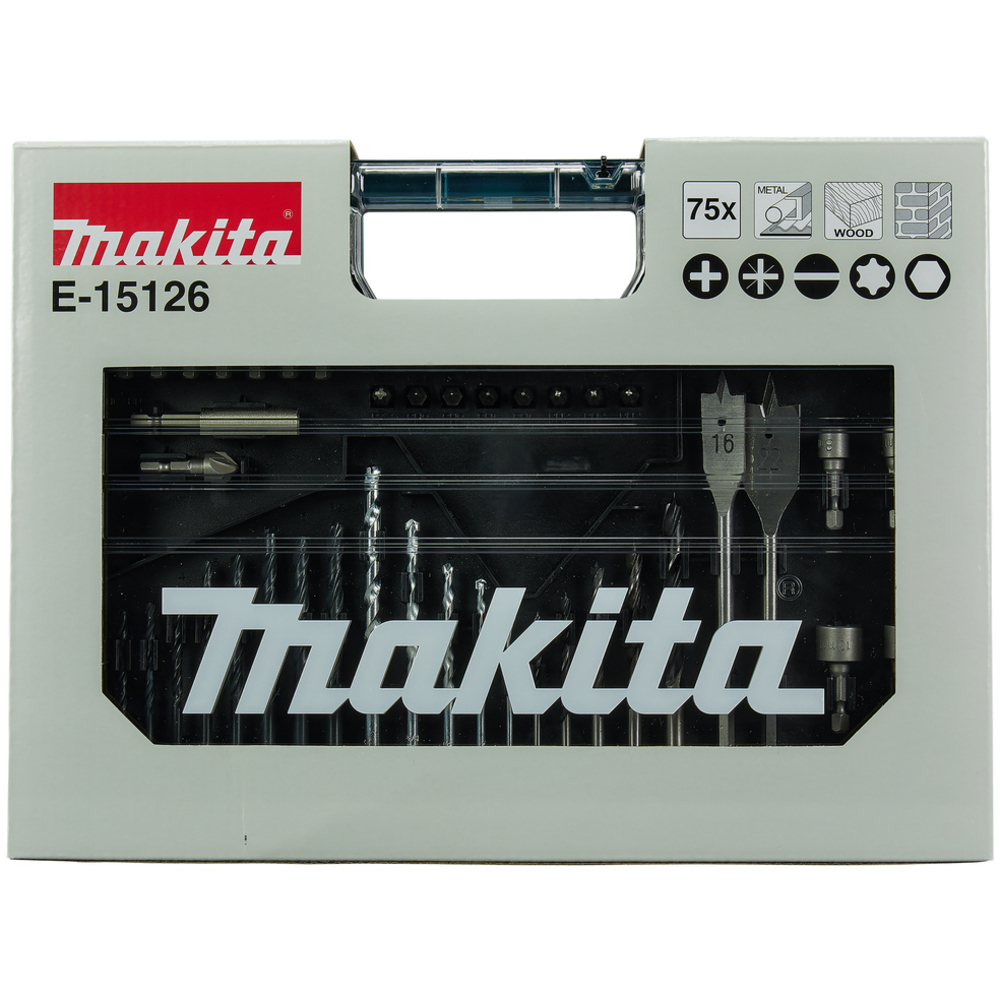 COFFRET 75 ACCESSOIRES - MAKITA - E-15126