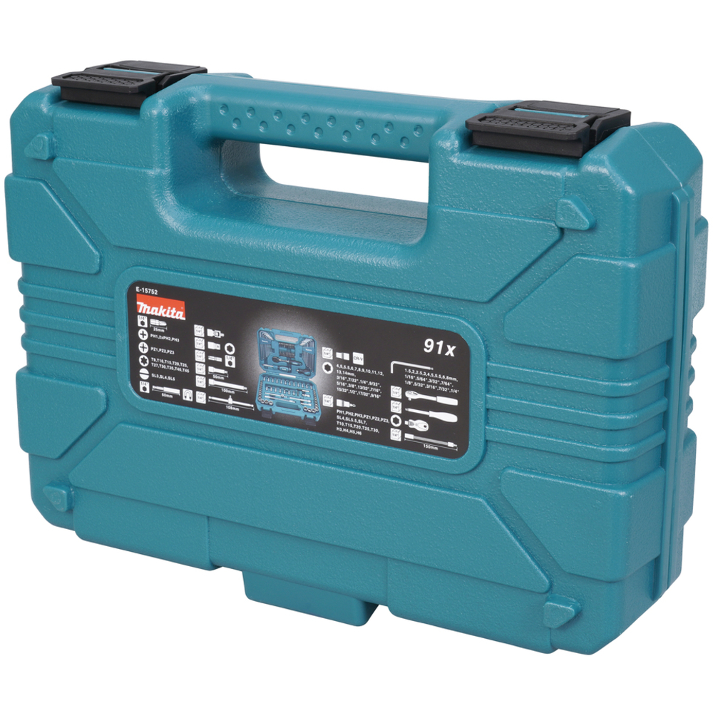COFFRET OUTILLAGE A MAIN 91 PCS - MAKITA - E-15752