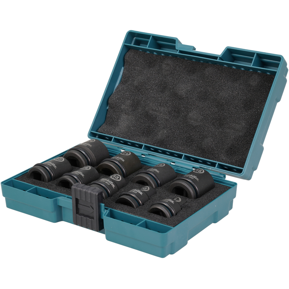 Coffret 9 douilles 1/2'' IMPACT BLACK MAKITA - E-16564