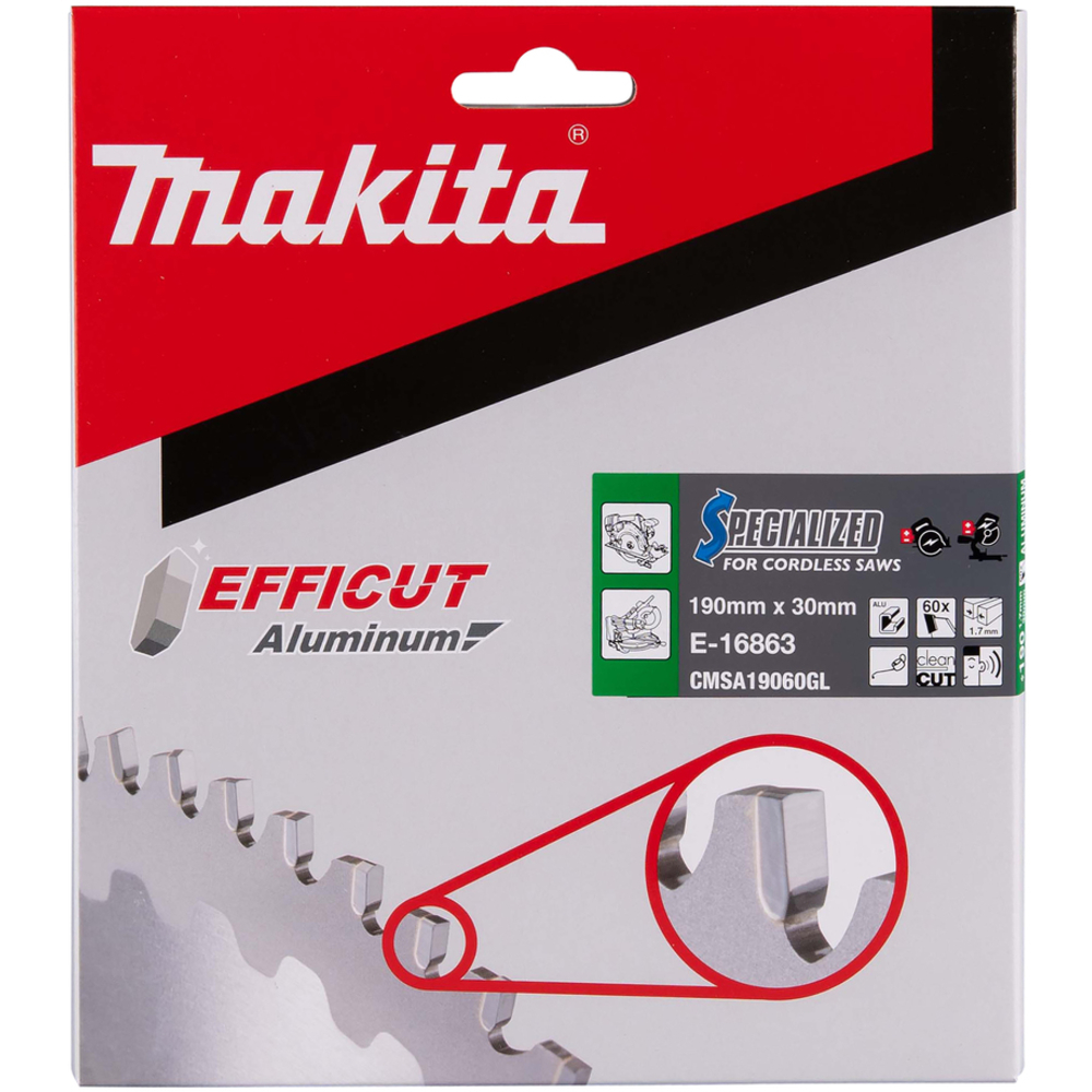 LAME CARB ALU EFFICUT 190X30MM 60D - MAKITA - E-16863