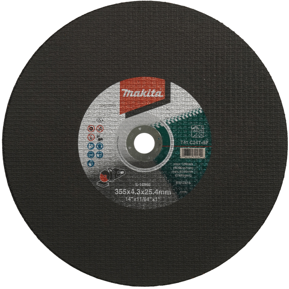 DISQUE A TRONC MATERIAUX C24T 355x4,3 - MAKITA - E-16966-5
