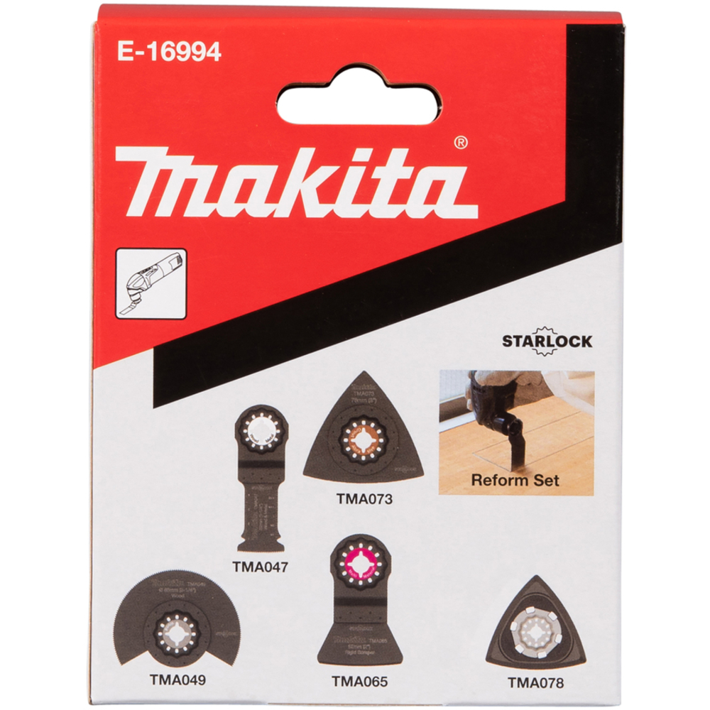 KIT RENOVATION STARLOCK 5PCS - MAKITA - E-16994
