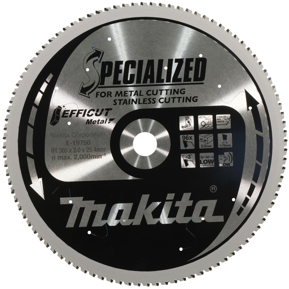 LAME CARBURE BOIS EFFICUT 305X25,4MM 96D - MAKITA - E-19750