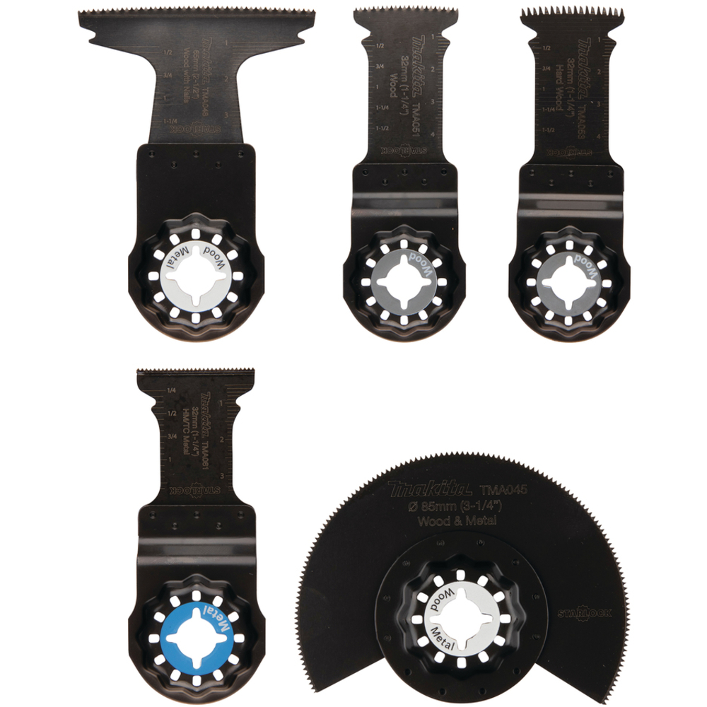 Ensemble 5 accessoires pour bois et métaux STARLOCK - MAKITA - E-24935