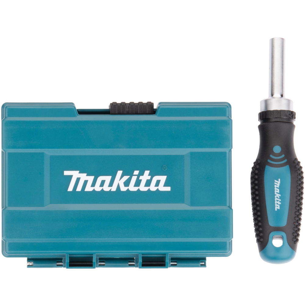 Coffret 43 accessoires de vissage + tournevis à cliquet - MAKITA - E-25096