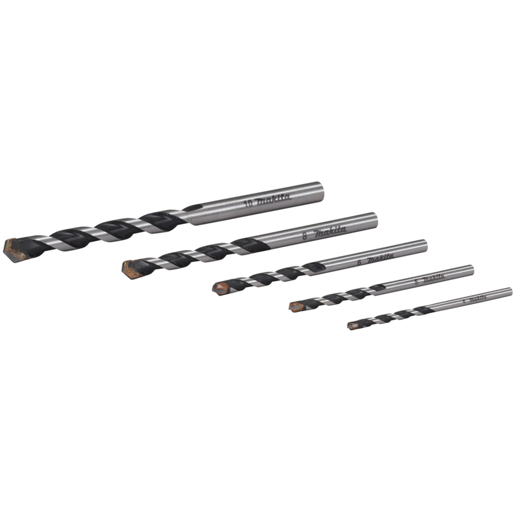 12 x Ensemble 5 forets Multi-matériaux, emmanchement Cylindrique - MAKITA - E-25367