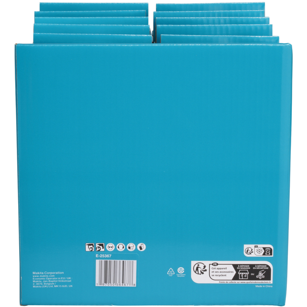 12 x Ensemble 5 forets Multi-matériaux, emmanchement Cylindrique - MAKITA - E-25367