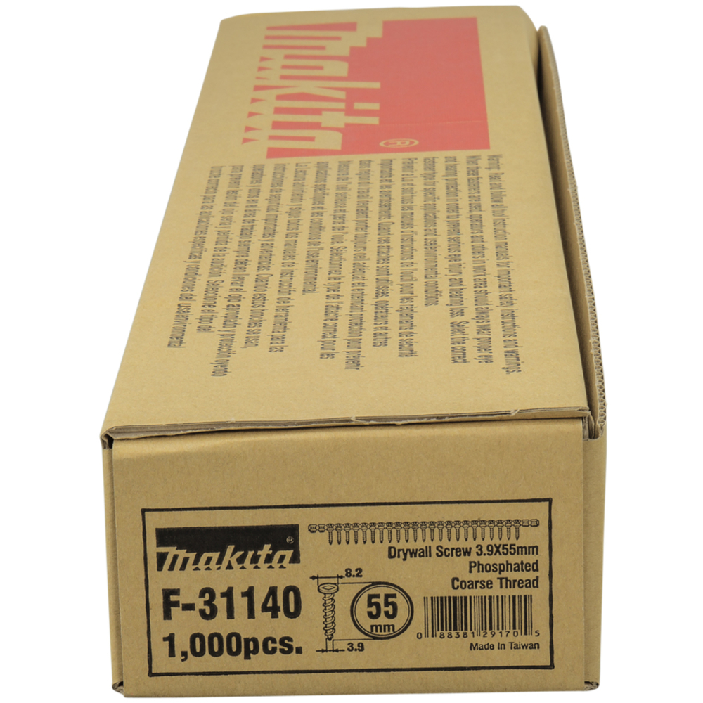 Vis en bande pour plaque de plâtre sur support bois - MAKITA - F-31140