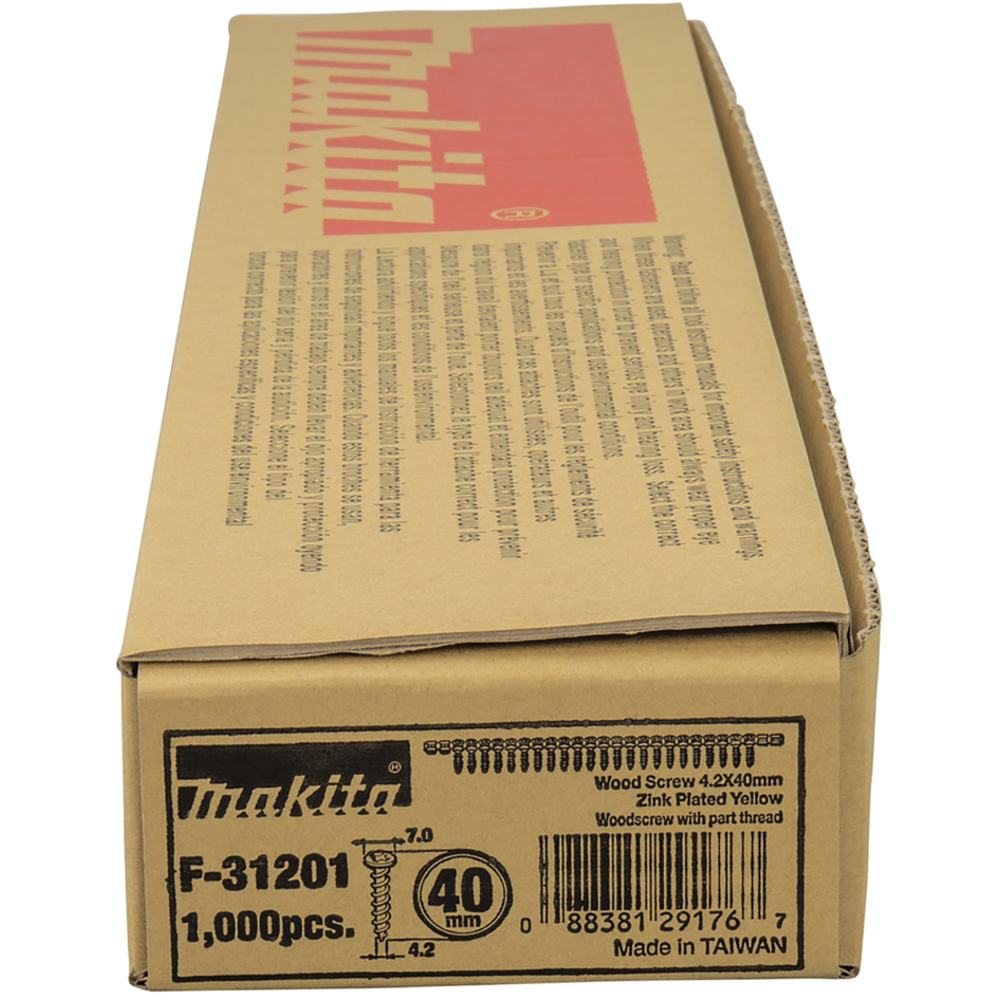 Vis en bande pour bois et agglomérés - MAKITA - F-31201