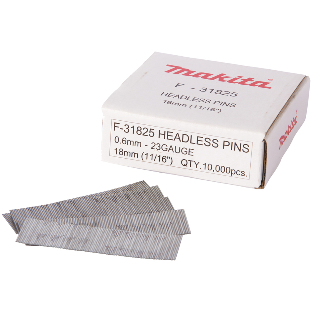 CLOUS FINETTES 23GA 18MM 10000 PCS - MAKITA - F-31825