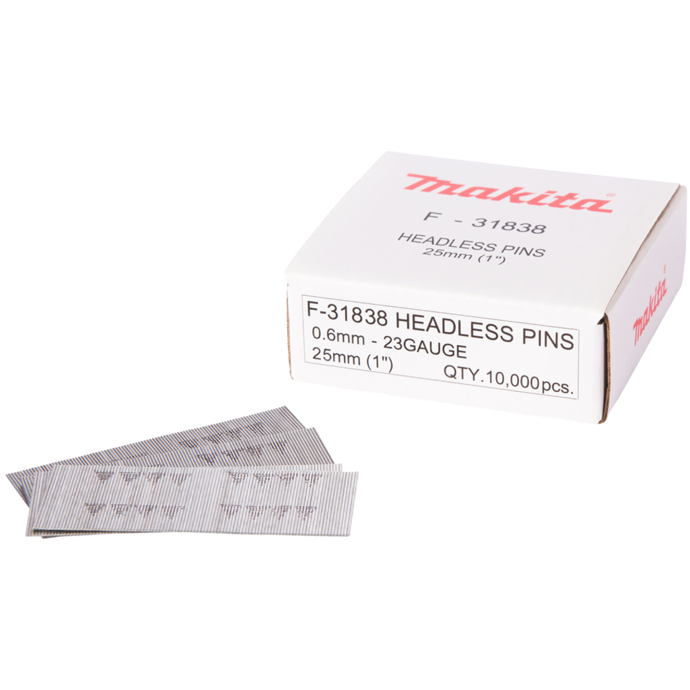 CLOUS FINETTES 23GA 25MM 10000 PCS - MAKITA - F-31838