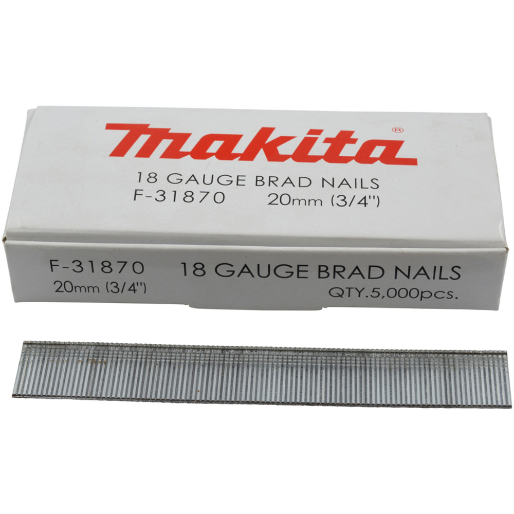 CLOUS BRADS 18GA 20MM 5000 PCS - MAKITA - F-31870