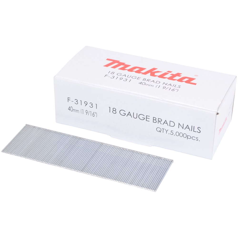 CLOUS BRADS 18GA 40MM 5000 PCS - MAKITA - F-31931