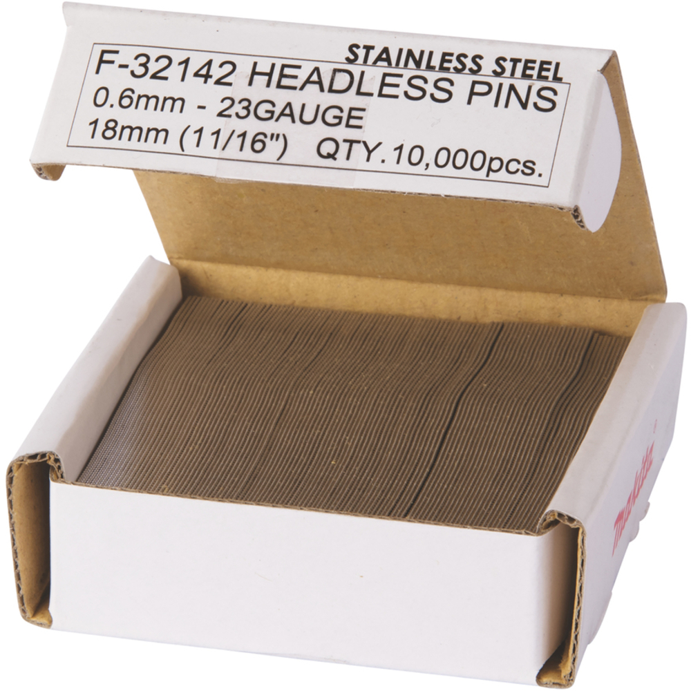 CLOUS FINETTES GALVA 23GA 18MM 10000 PCS - MAKITA - F-32142