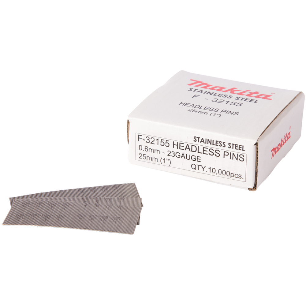 CLOUS FINETTES GALVA 23GA 25MM 10000 PCS - MAKITA - F-32155