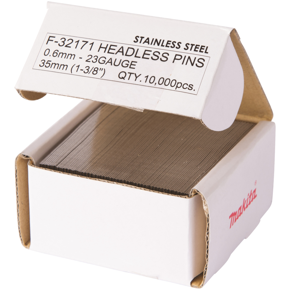 CLOUS FINETTES GALVA 23GA 35MM 10000 PCS - MAKITA - F-32171