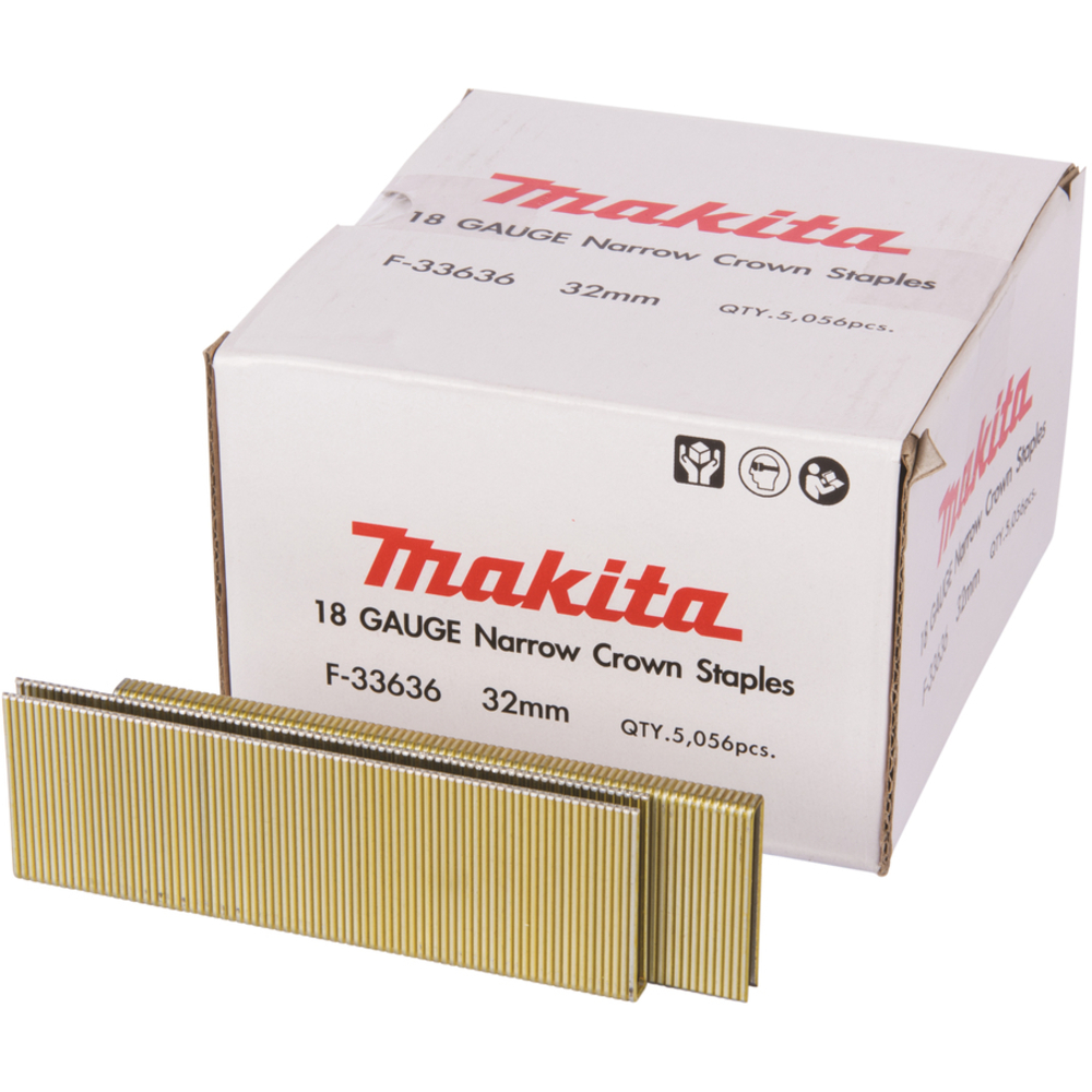 Agrafes 18 GA 25x6,3 mm - MAKITA - F-33636