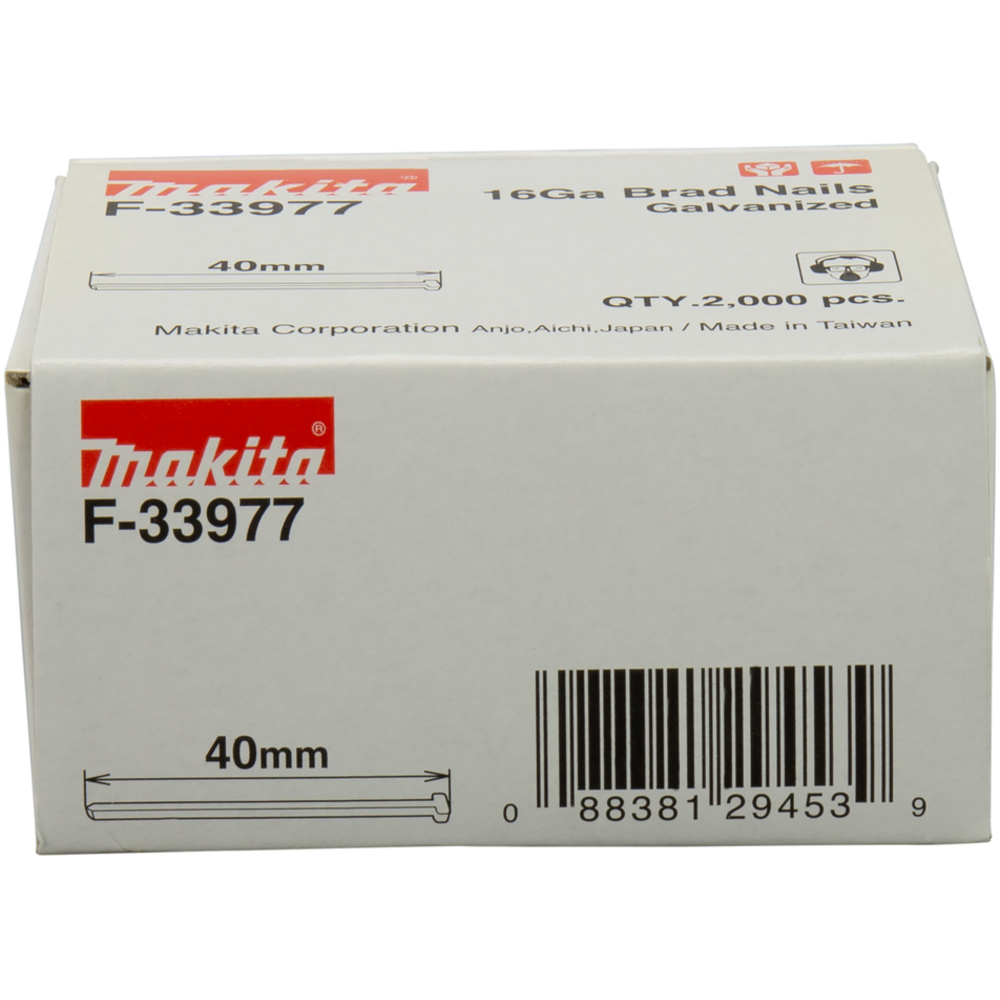 CLOUS BRADS 16GA 40MM 2000 PCS - MAKITA - F-33977